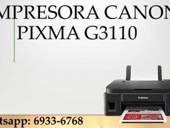 canon g3110 con wifi y tintas en Panamá (Distrito)