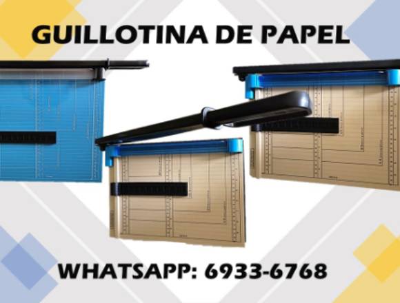 guillotina de corta papel en Soná (Distrito)