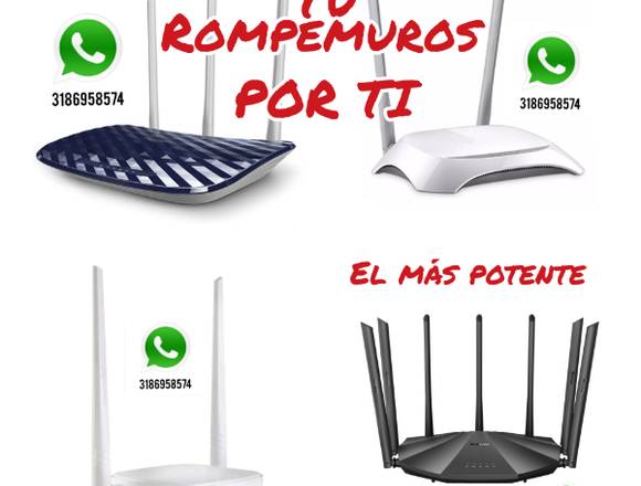 Rompe muros wifi tp link en Santiago de Cali (Municipio)