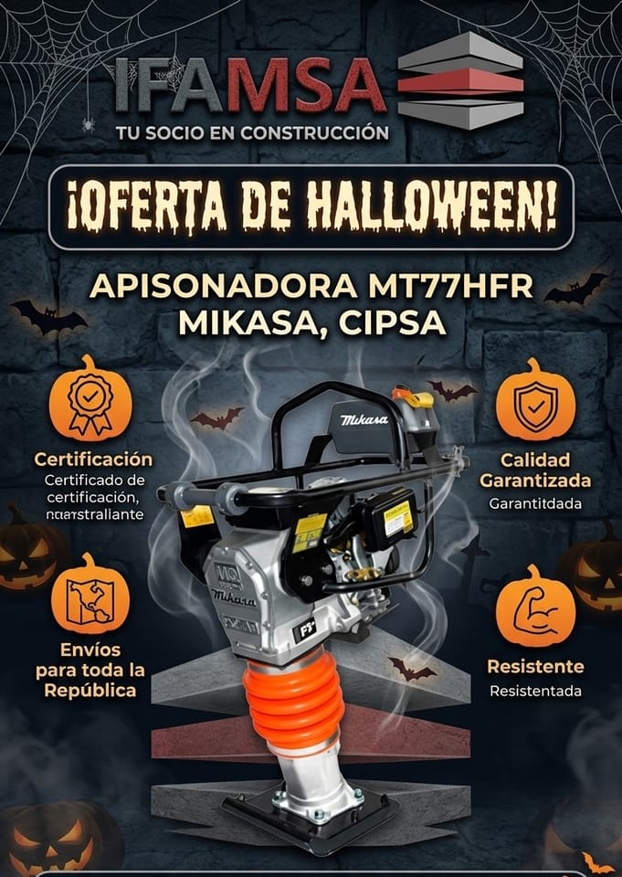 Apisonadora Mikasa MT77HFR en venta