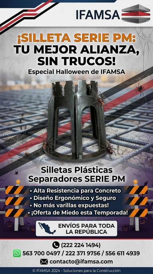 Silletas Plásticas Serie PM para Construcción