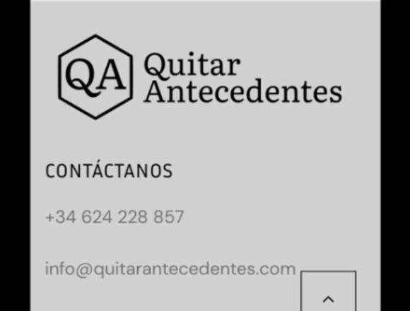 CANCELAR ANTECEDENTES en Murcia (Municipio)