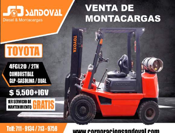 Venta de Montacargas Toyota