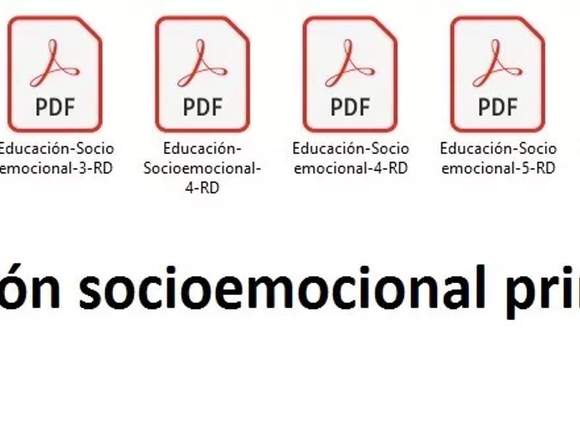 Educación Socioemocional Primaria Secundaria