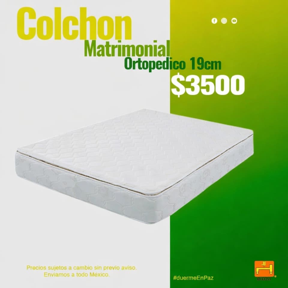 Colchón Ortopédico Matrimonial en Monterrey I¡¡ Renovación absoluta!!