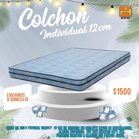 ¿Necesitas un colchón individual cómodo y a buen precio en Monterrey?