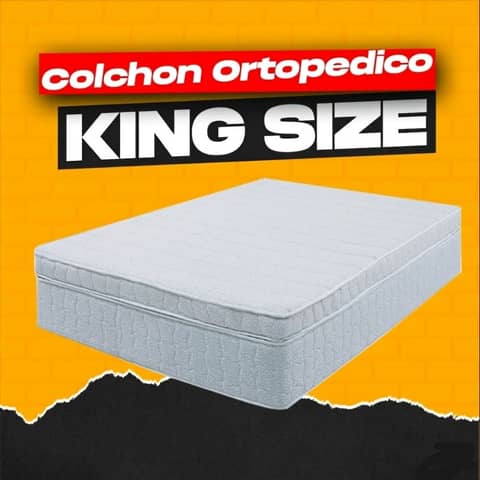 Colchón Ortopédico King Size en Monterrey | ¡Máximo descanso!