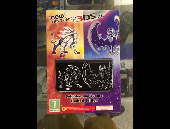 NEW 3DS XL SALGALEO AND LUNALA EDICION LIMITADA