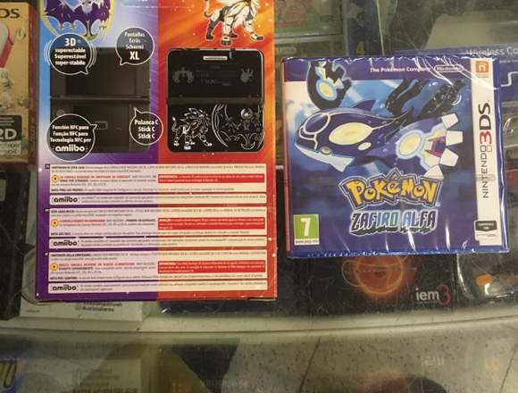 NEW 3DS XL SALGALEO AND LUNALA EDICION LIMITADA