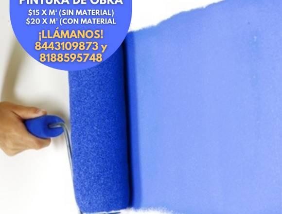 SERVICIO PARA PINTURA DE OBRA en Saltillo (Municipio)