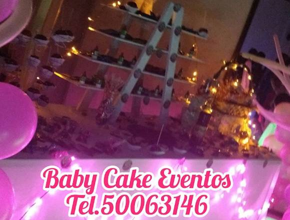 Mesa de Dulces lindas y bonitas para Baby Shower !