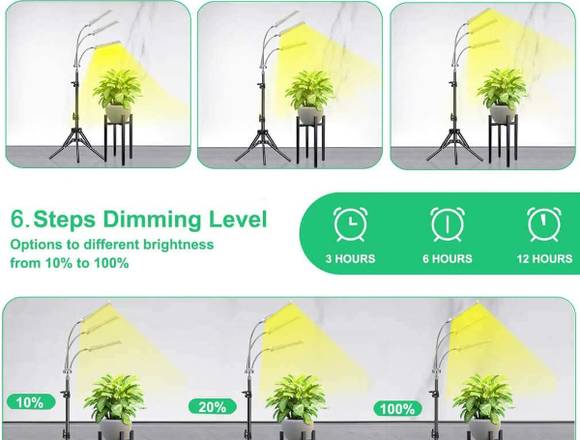 Luz de crecimiento para plantas de interior