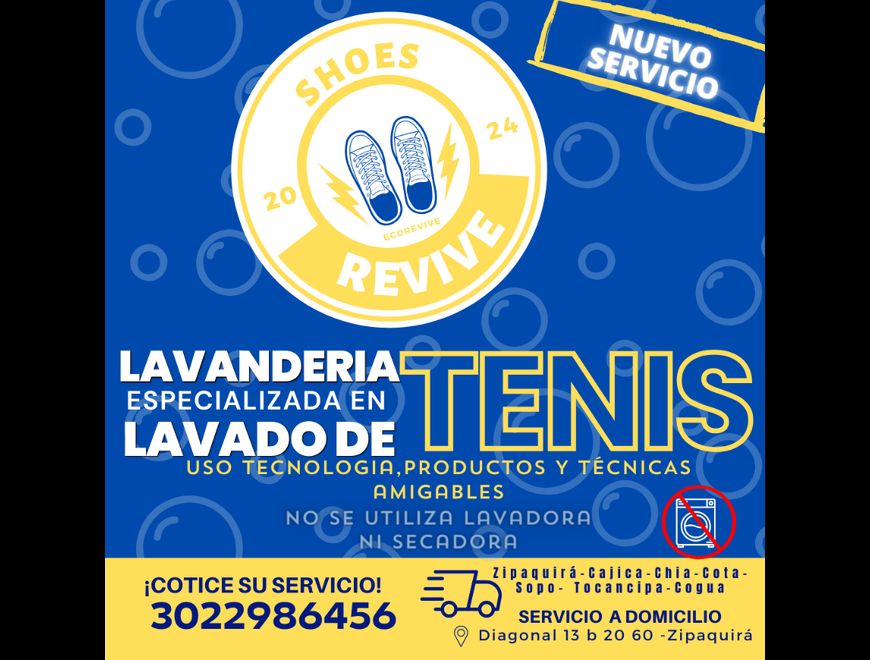 Lavado especializado de Tenis en Zipaquirá (Municipio)
