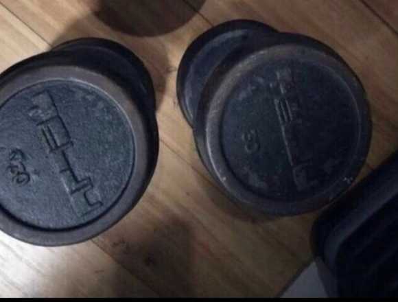 MANCUERNAS TELJU DE 30 KILOS PROFESIONALES en Porcuna (Municipio)