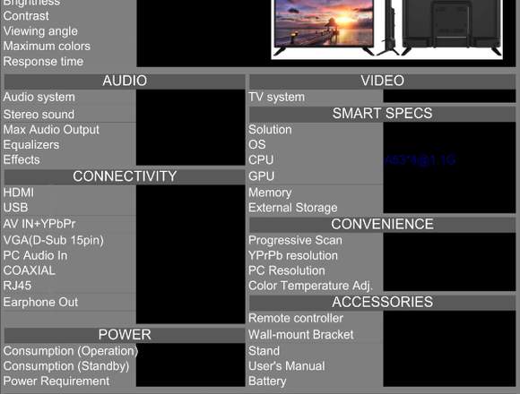 TELEVISOR EXCLUSIV 32 PULGADAS SMART TV en Caicedonia (Municipio)