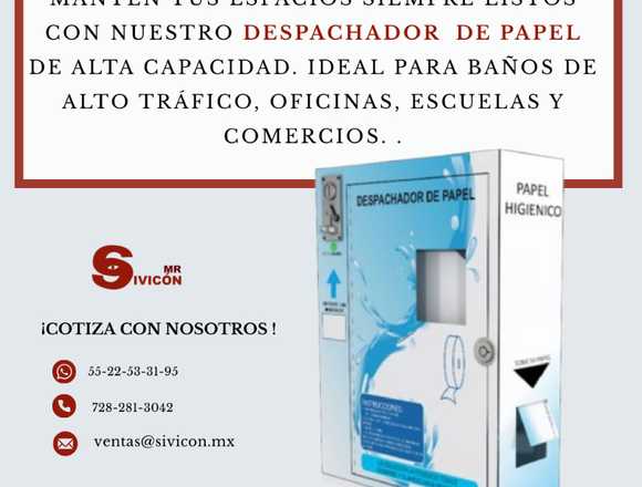 DESPACHADOR DE PAPEL DE ALTA CAPACIDAD