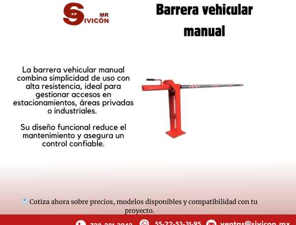 Barrera vehicular manual en Zacatecas (Municipio)
