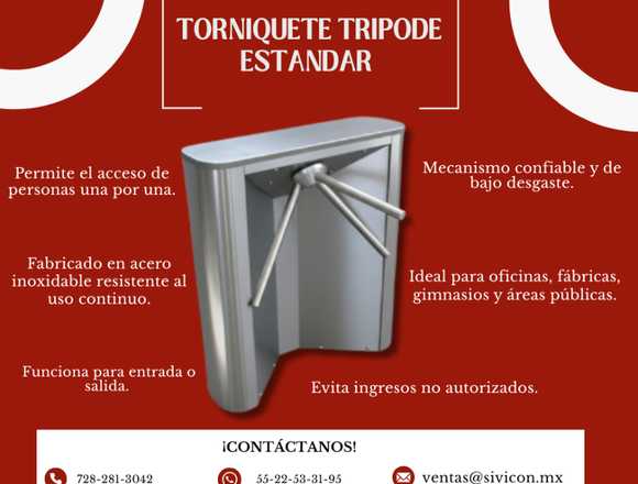 Torniquete Trípode Estándar en Coyoacán (Municipio)