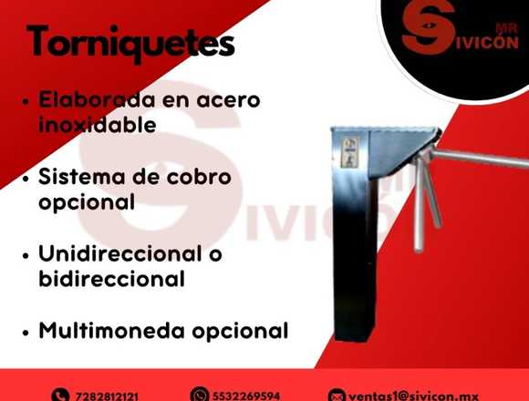 Torniquetes para Control de Acceso en Querétaro en Querétaro (Municipio)