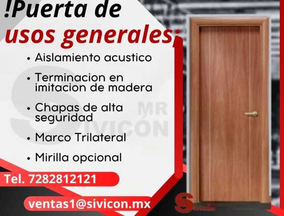 Puertas de Usos Generales con diseño y seguridad en Chiapa de Corzo (Municipio)