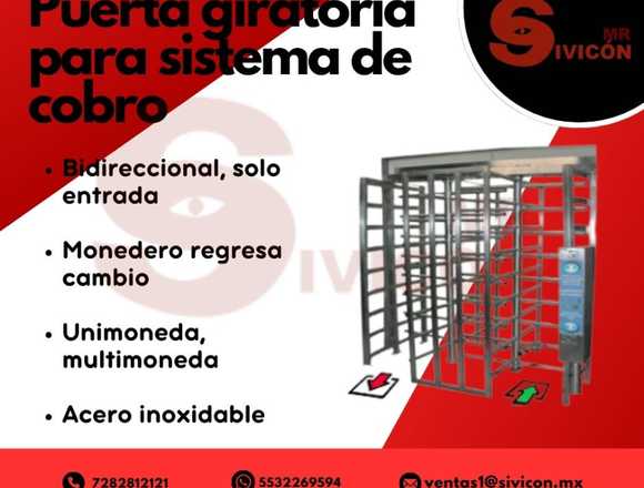 Sistemas de Acceso con Puertas Giratorias en Guadalajara (Municipio)