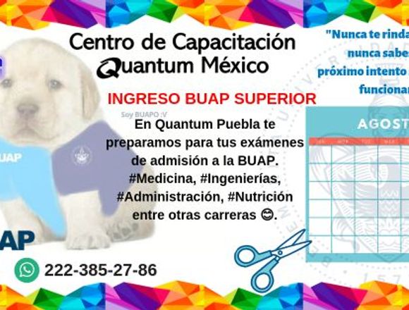 Curso de ingreso a BUAP en Puebla (Municipio)