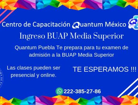 Curso de ingreso a prepa BUAP en Puebla (Municipio)