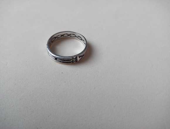 Anillo atlante de plata de primera ley 925 unisex