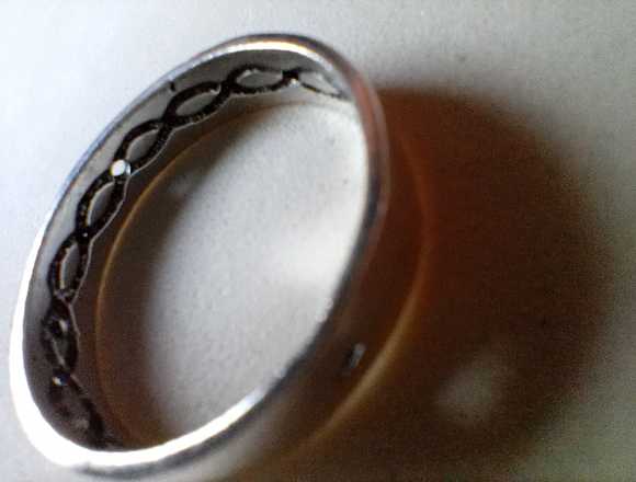 Anillo Atlante talla 20 cm de plata de primera ley