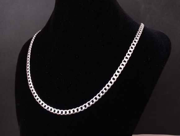 Cadena de plata 925 barbada –Unisex – Envío rápido