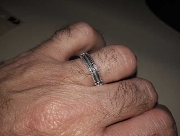 Anillo Atlante 20 mm de plata de primera ley 925