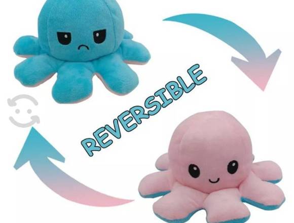 Pulpo Reversible. Doble Cara. Cute!