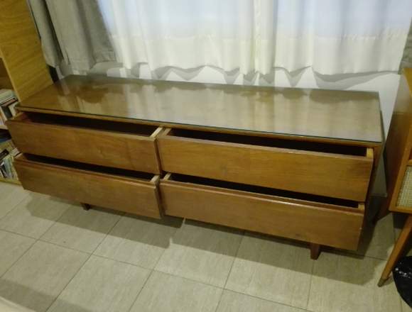 CAJONERA DE MADERA 4 CAJONES