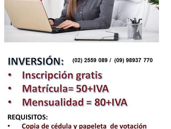 CAJERO BANCARIO COMERCIAL QUITO 2018 en Pichincha (Cantón)