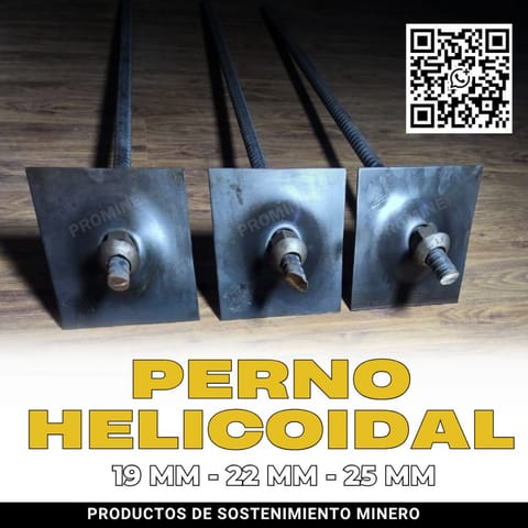 Perno helicoidal – Barra anclaje / sostenimiento en Cajamarca (Distrito)
