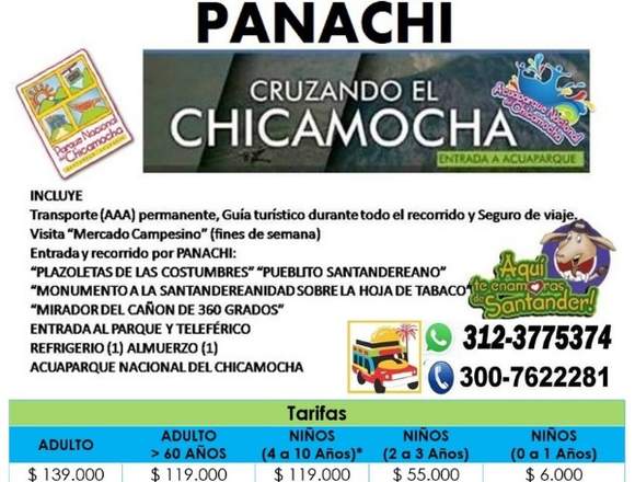 Panachi parque nacional del chicamocha ok en Bucaramanga (Municipio)