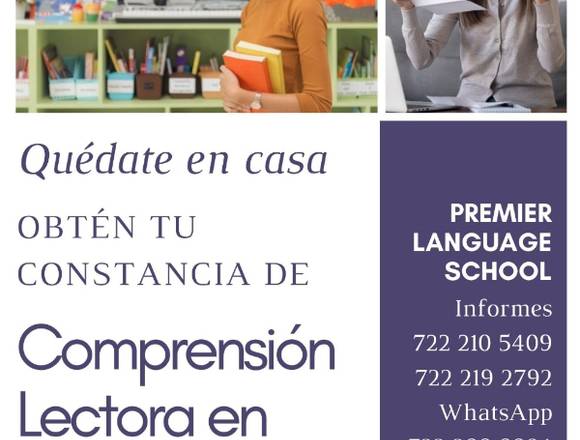 Constancia de comprension lectora en Toluca (Municipio)