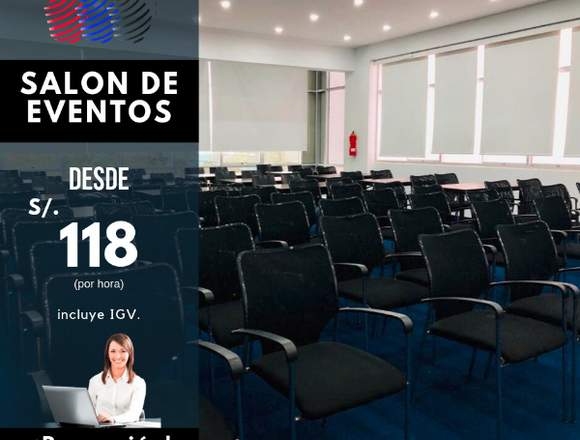 Alquiler de salones para capacitaciones en San Borja (Lima 41) (Distrito)