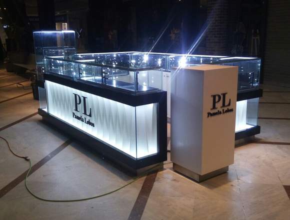 Fabricamos módulos, stands, puntos de venta