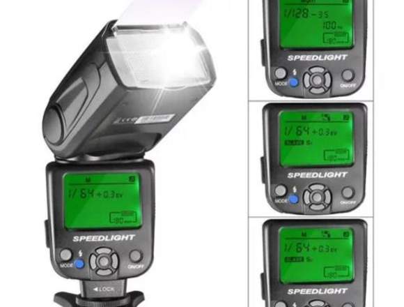 Flash Con Pantalla Lcd Neewer Nw620(gn58)