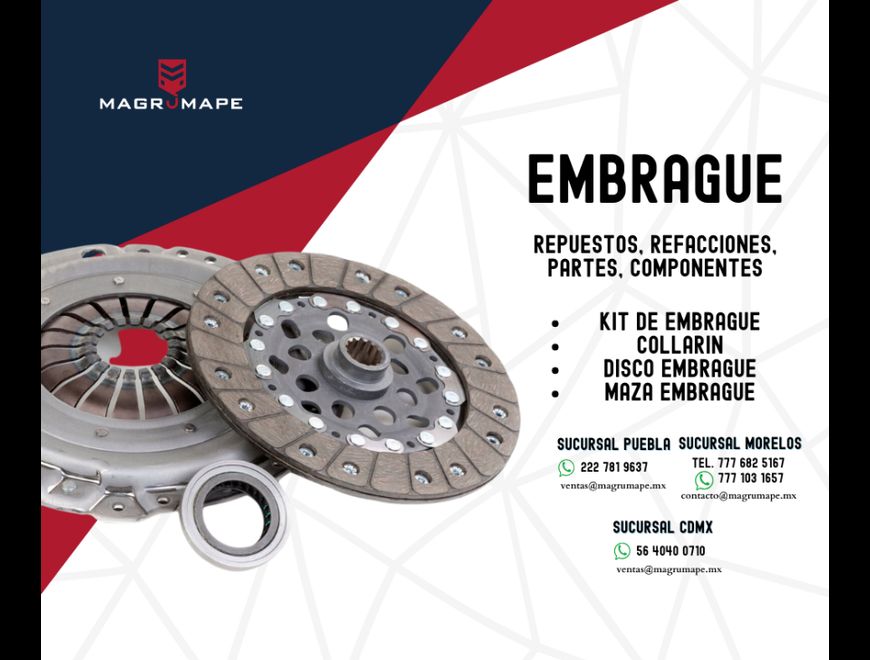EMBRAGUE REPUESTOS MÉXICO