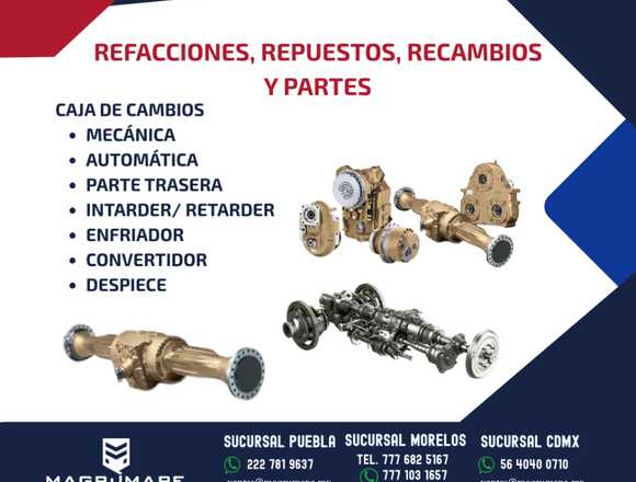 CAJA DE CAMBIOS PARA GRÚAS INDUSTRIALES en Cuernavaca (Municipio)