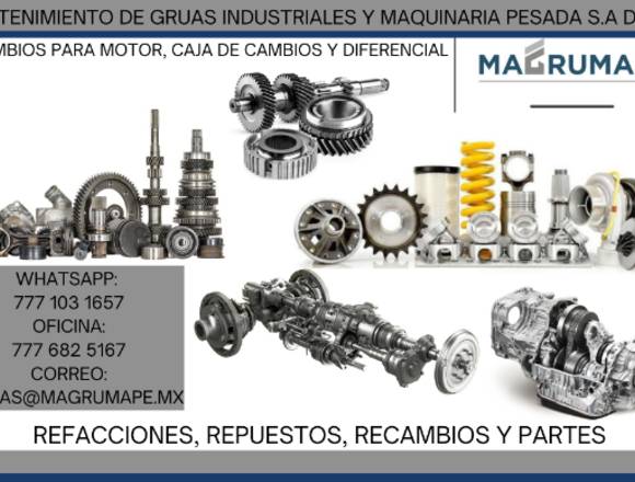 RECAMBIOS PARA MOTOR Y CAJA DE CAMBIOS en Cuernavaca (Municipio)