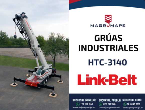 GRÚAS INDUSTRIALES HTC-3140 LINK BELT en Cuernavaca (Municipio)