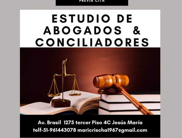 ASESORIA LEGAL, CONCILIACIONES ASESORIAS, ABOGADOS