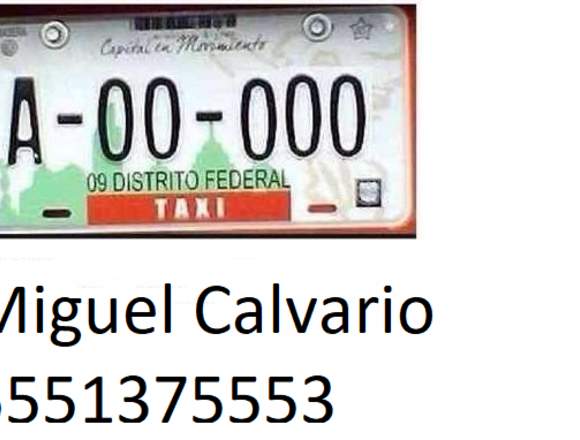 Renta de placas de Taxi para CDMX en Gustavo A. Madero (Municipio)