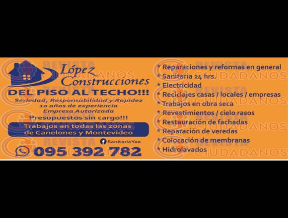 Construcción en general empresa constructora en Montevideo (Localidad)