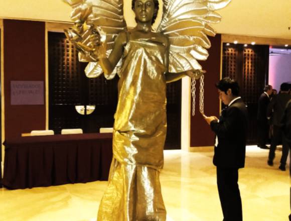 Estatuas vivientes / Fiestas 15 de septiembre en Tlaxcala (Municipio)