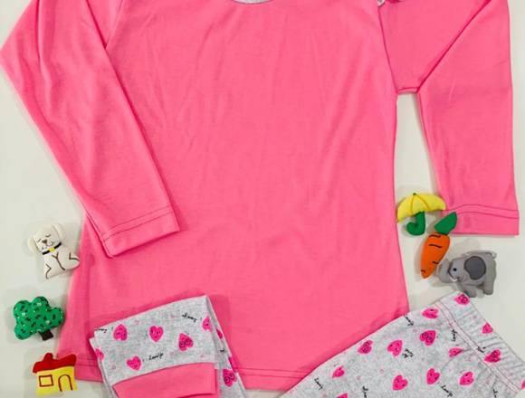 Pijamas de algodón para niña