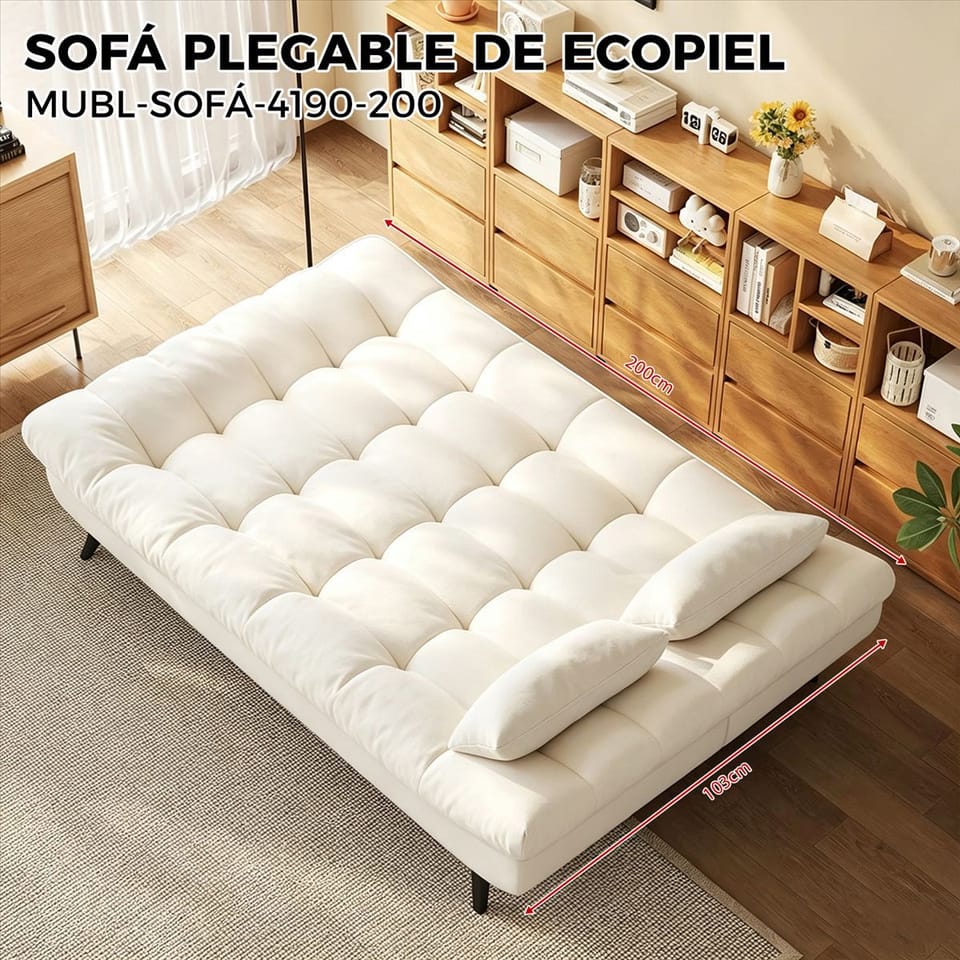Sofá plegable de ecopiel en Santo Domingo Este (Municipio)